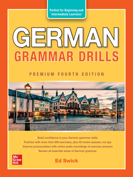 Title details for German Grammar Drills, Premium by Ed Swick - Available